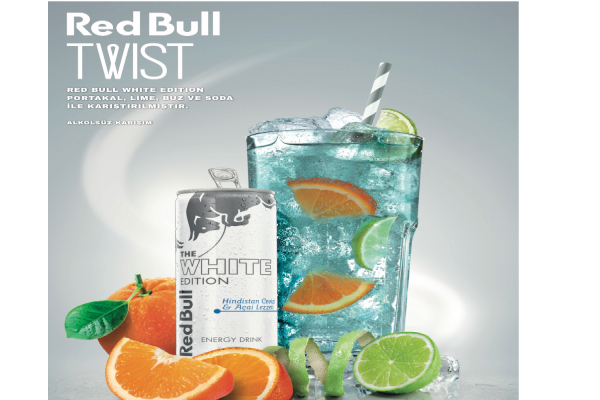 Red Bull Twist White